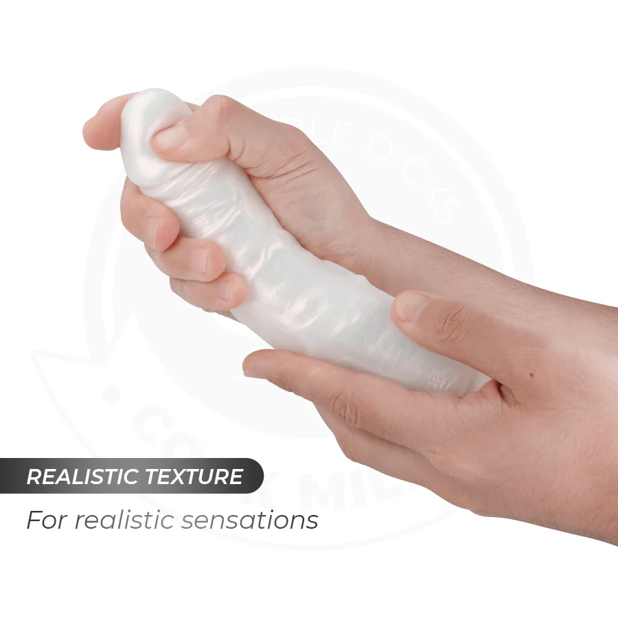 COCK MILLER - DILDO COM VENTOSA, LUZES E VIBRAÇÃO COM CONTROLE REMOTO BRANCO 21,5 CM - Image 5