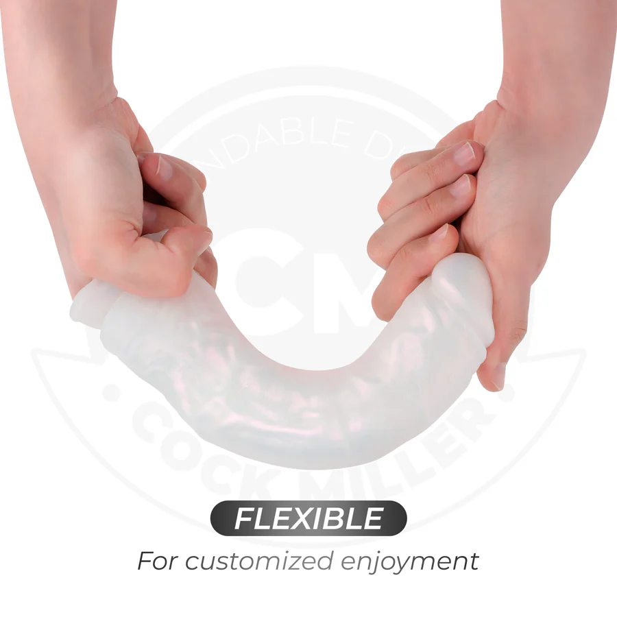 COCK MILLER - DILDO COM VENTOSA, LUZES E VIBRAÇÃO COM CONTROLE REMOTO BRANCO 21,5 CM - Image 7