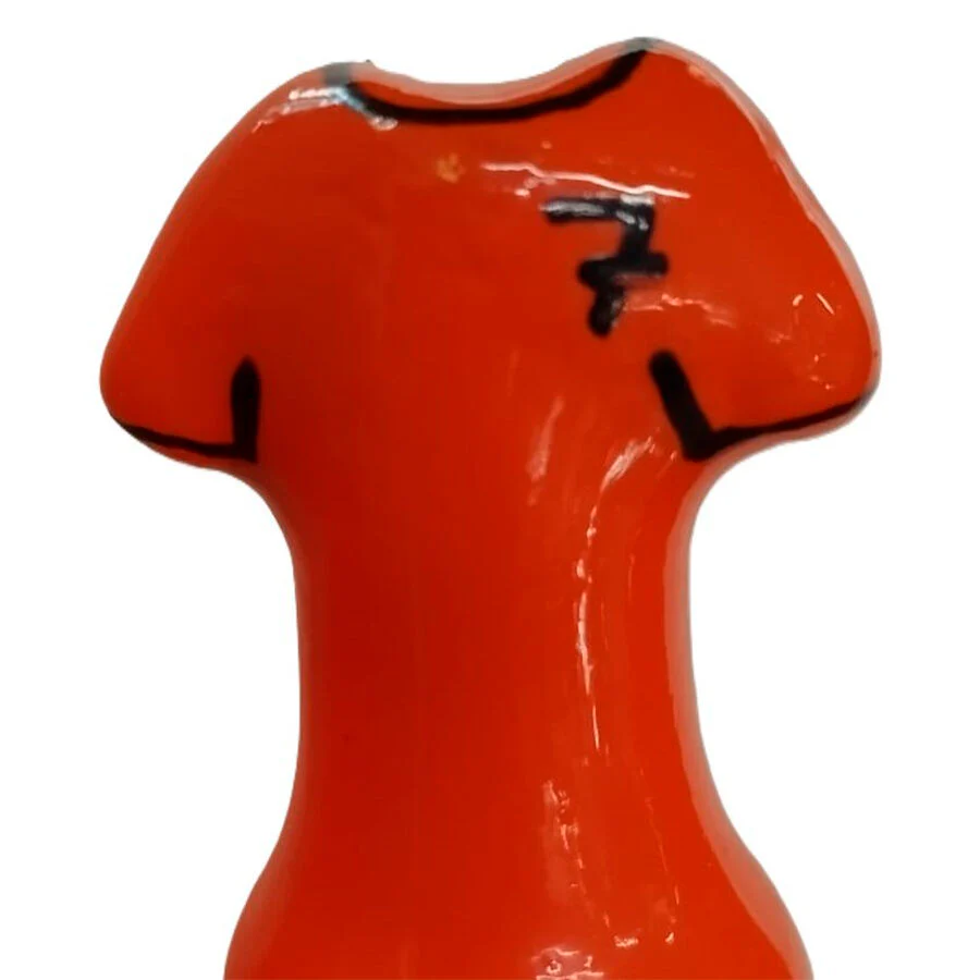CONDOMERIE - CAMISA LARANJA NOVIDADES PINTADA À MÃO