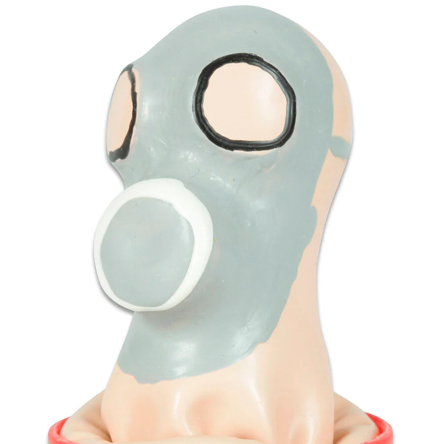 CONDOMERIE - MÁSCARA DE GÁS DE PRESERVATIVOS NOVIDADES PINTADOS À MÃO - Image 3
