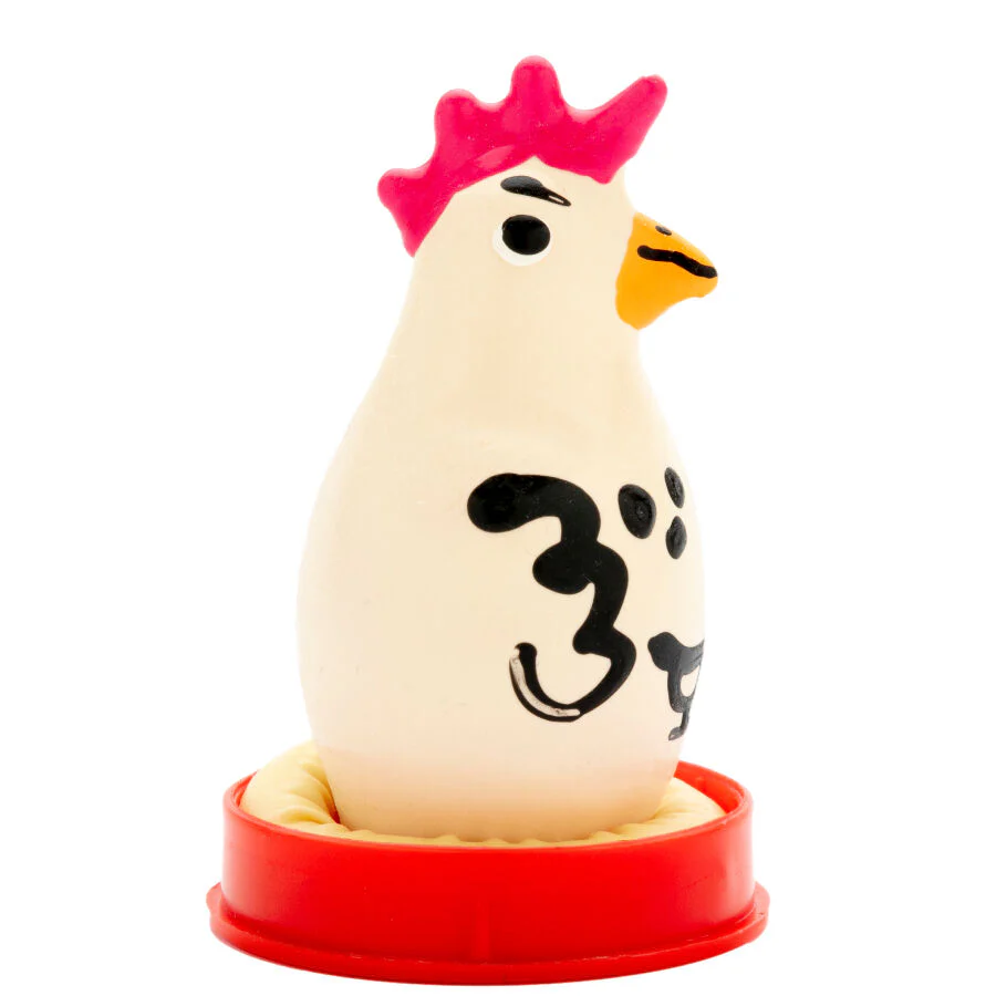 CONDOMERIE - PRESERVATIVOS NOVIDADES PINTADOS À MÃO COCKY ROOSTER - Image 2