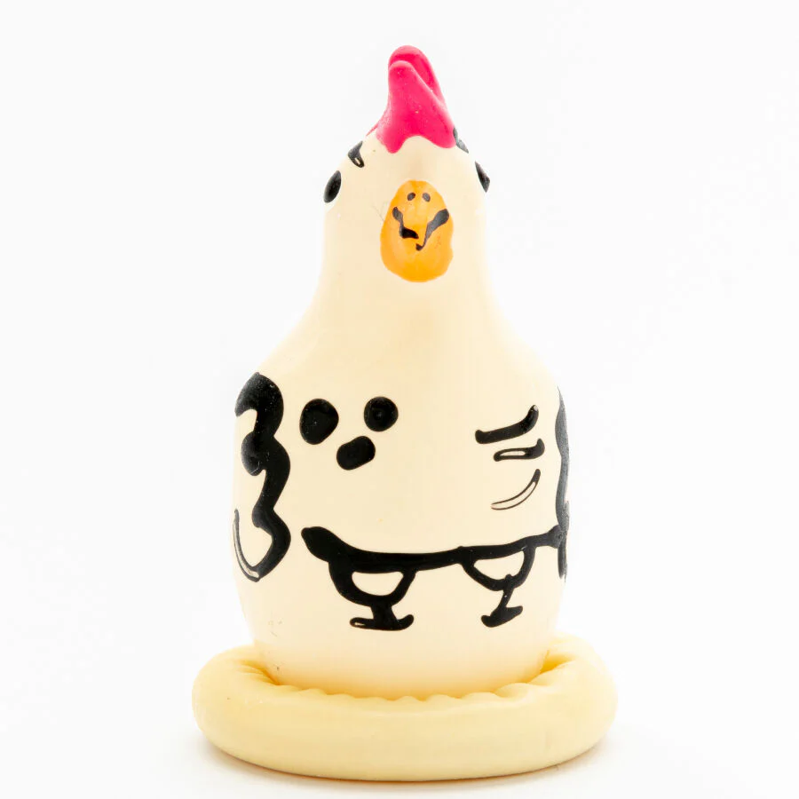 CONDOMERIE - PRESERVATIVOS NOVIDADES PINTADOS À MÃO COCKY ROOSTER - Image 5