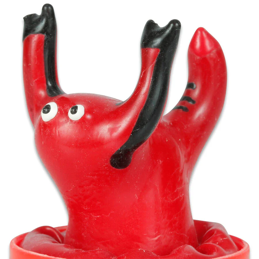 CONDOMERIE - PRESERVATIVOS NOVIDADES PINTADOS À MÃO ESCORPIÃO VERMELHO