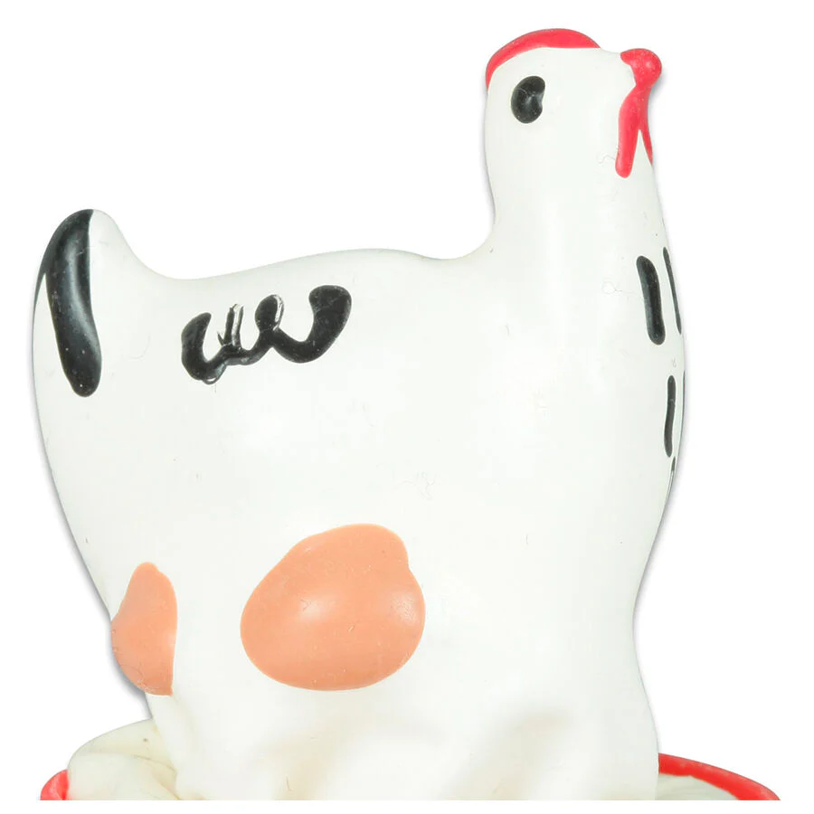 CONDOMERIE - PRESERVATIVOS NOVIDADES PINTADOS À MÃO GALINHA BRANCA