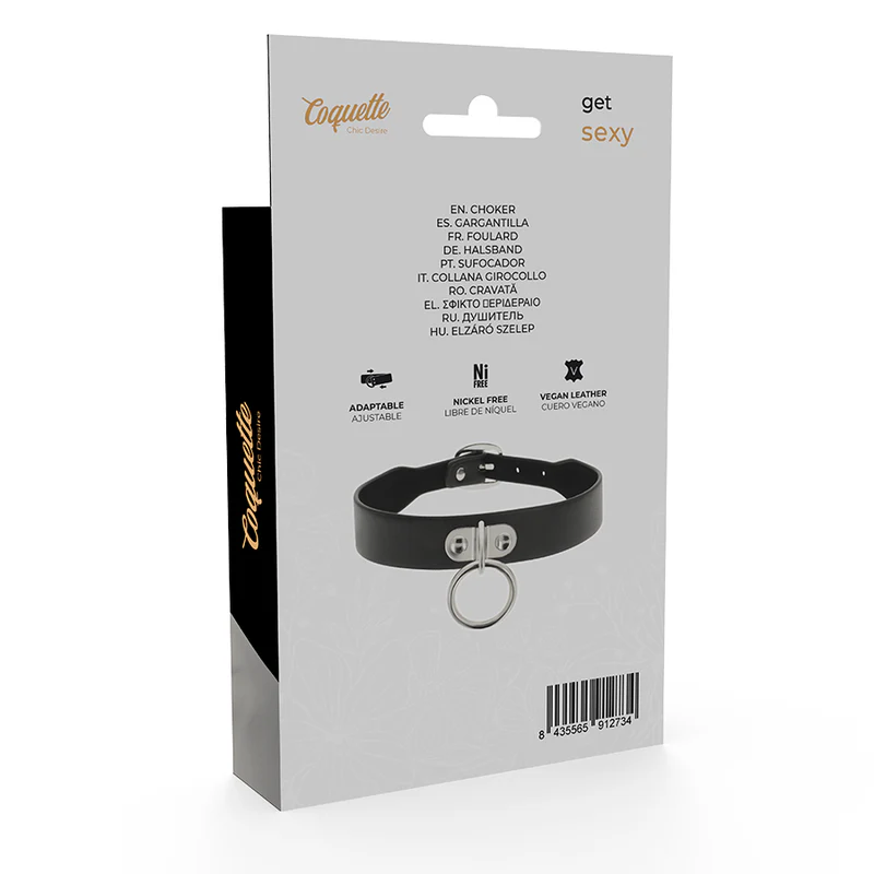 COQUETTE CHIC DESIRE - COLAR DE COURO VEGANO ACESSÓRIO FETISH MULHER - Image 6