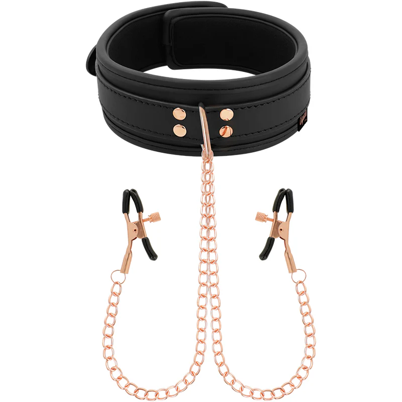 COQUETTE CHIC DESIRE - COLAR FANTASY NIPPLE CLAMP COM FORRO DE NEOPRENE - Image 4
