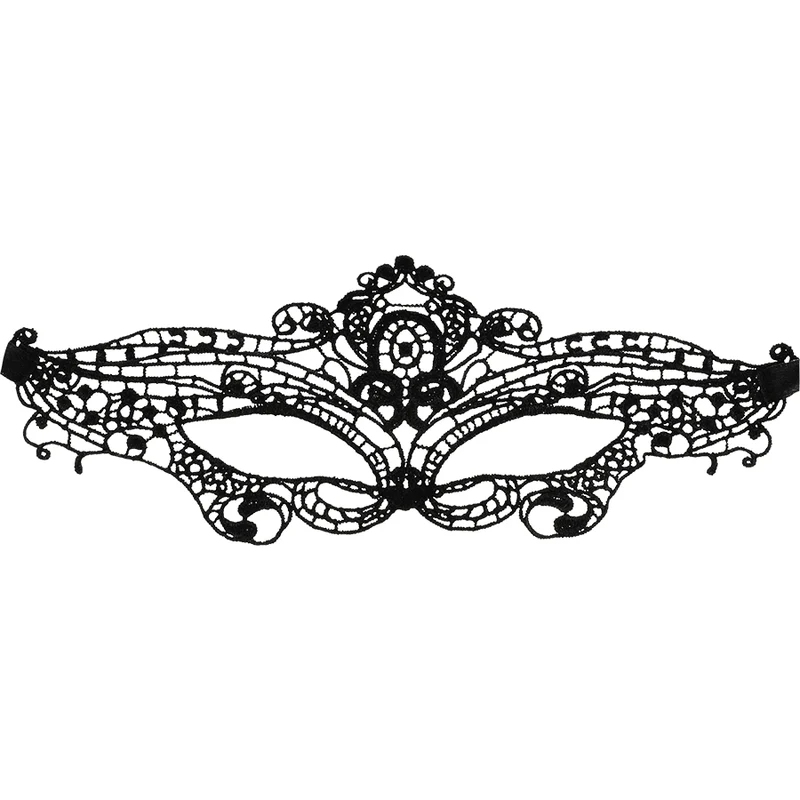 COQUETTE CHIC DESIRE - MSCARA DE RENDA PRETA FINA - Image 3