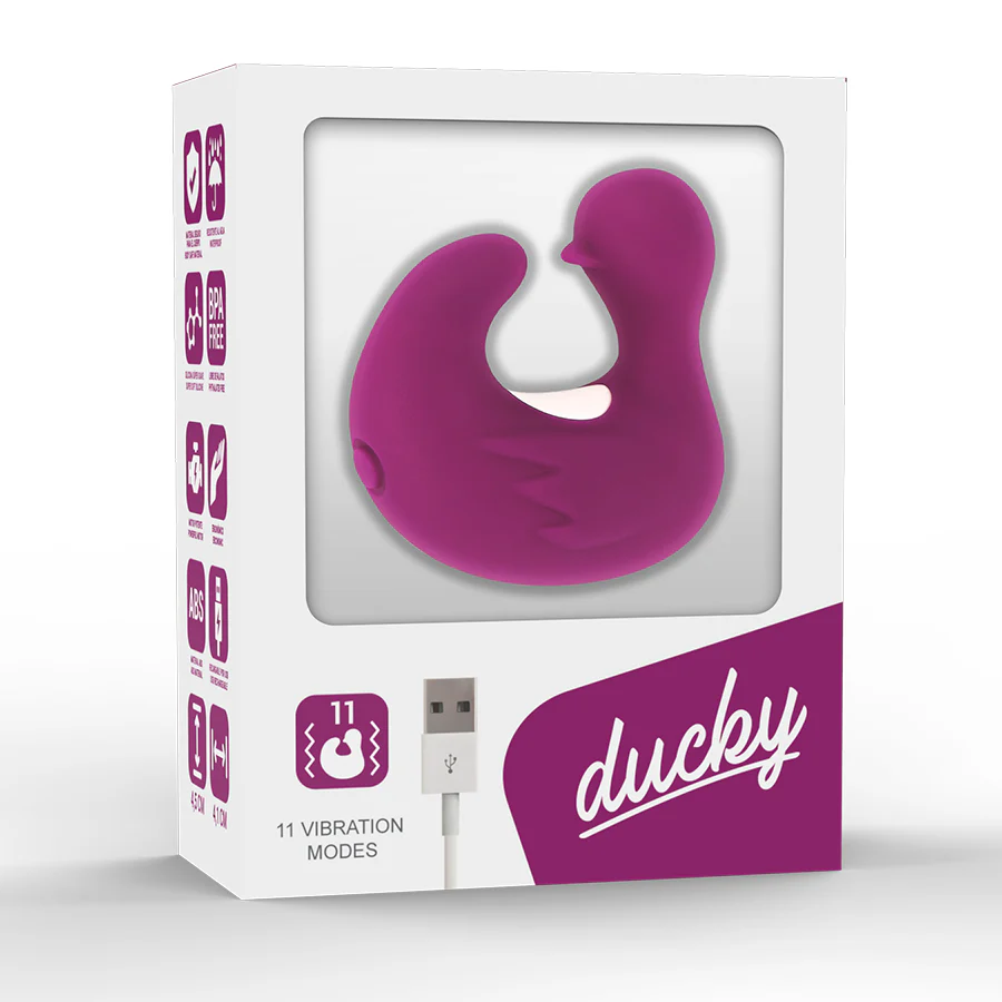 COVERME - DEDAL DE PATO ESTIMULANTE DE SILICONE RECARREGÁVEL DUCKYMANIA - Image 7