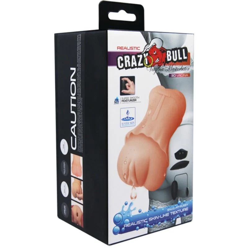 CRAZY BULL - MASTURBADOR DE VAGINA PELE DE GUA COM BALA VIBRANTE 2 - Image 10