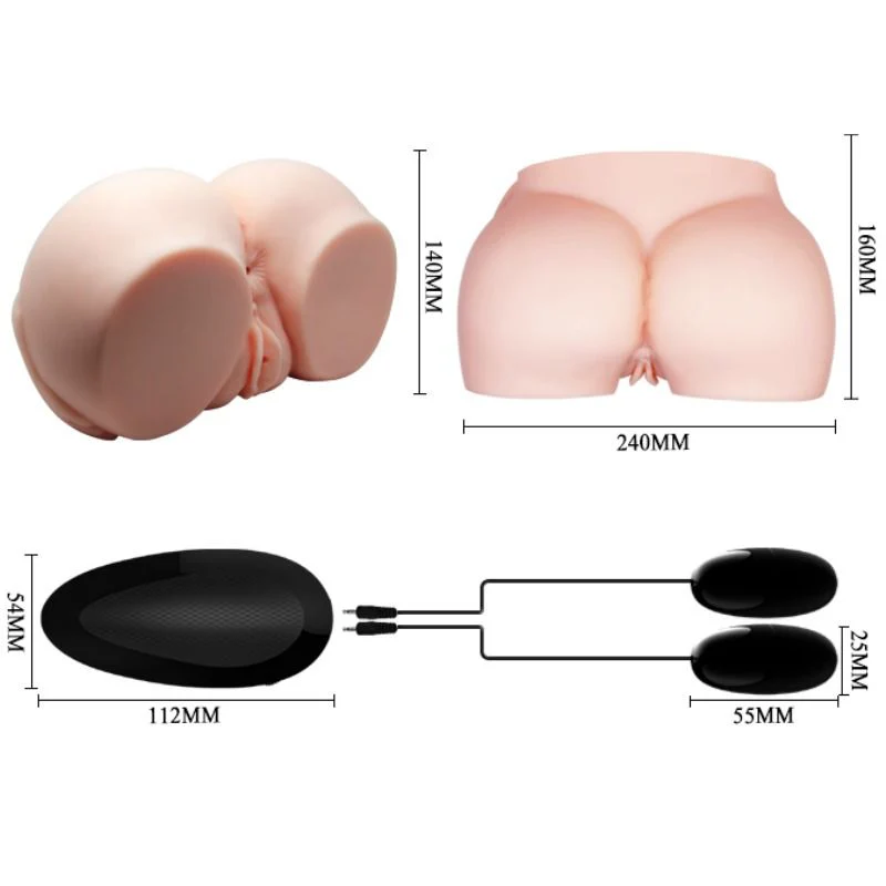 CRAZY BULL - VAGINA REALÍSTICA E NUS COM VIBRAO - Image 8