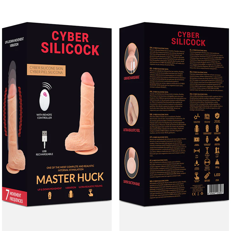 CYBER SILICOCK - CONTROLE REMOTO REALÍSTICO MASTER HUCK 20.9 CM -O- 4 CM - Image 7