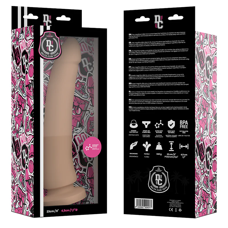 DELTA CLUB - TOYS DILDO MÉDICO NATURAL SILICONE 23 CM -O- 4.5 CM - Image 4