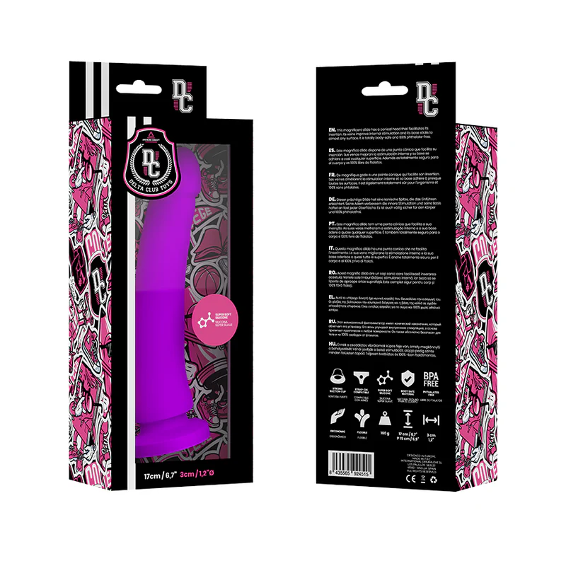 DELTA CLUB - TOYS LILAC DILDO MEDICAL SILICONE 17 CM -O- 3 CM - Image 4
