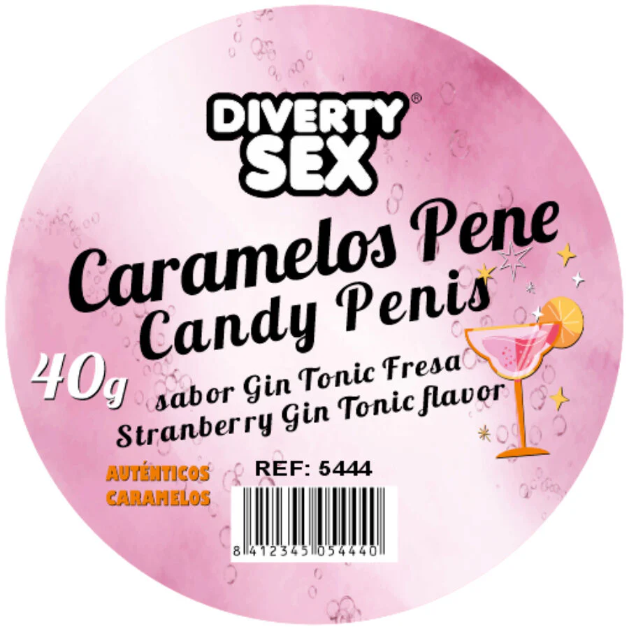 DIABLO PICANTE - 20 BALAS PARA PÊNIS COM SABOR DE GIN & TÔNICA - Image 2