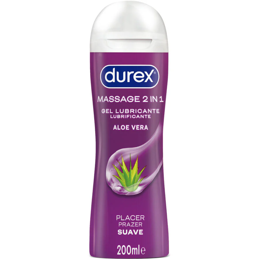 DUREX - PLAY 2-1 LUBRIFICANTE ÍNTIMO E MASSAGEM ALOE VERA