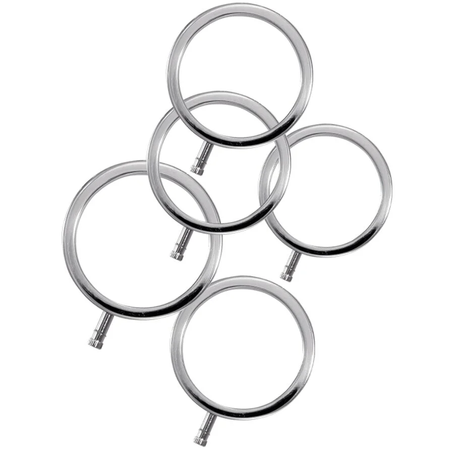 ELECTRASTIM - ANÉIS DE METAL ELECTRARINGS PACOTE COM 5