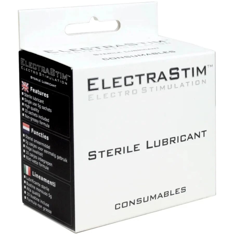 ELECTRASTIM - PACOTE DE SAQUETAS DE LUBRIFICANTE ESTÉRIL