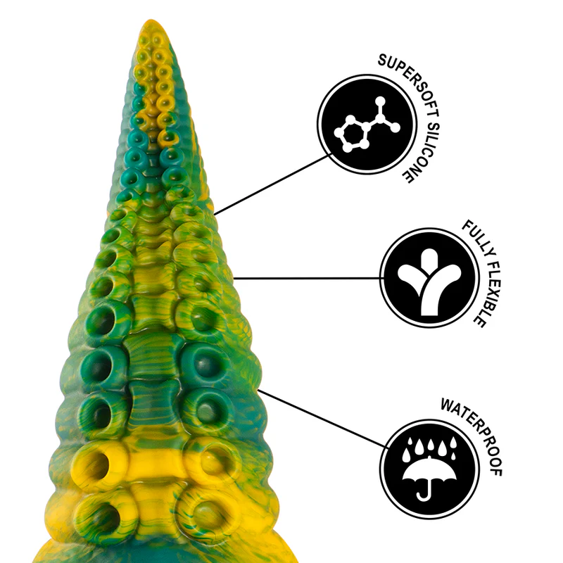 EPIC - DILDO TENTÁCULO VERDE CETUS TAMANHO PEQUENO - Image 7