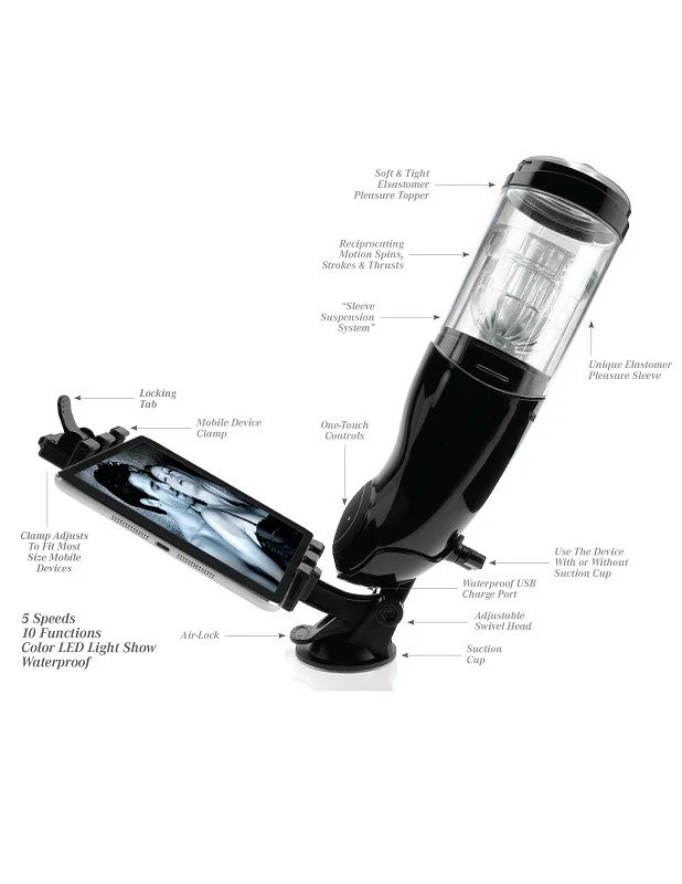 EXTREME TOYZ - PDX MEGA BATOR USB MASTURBADOR MASCULINO VAGINA BRANCO - Image 11