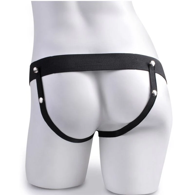 FETISH FANTASY SERIES - ARNÊS AJUSTVEL COM CONTROLE REMOTO PÊNIS REALISTA COM TESTÍCULOS RECARREGVEIS E VIBRADOR 15 CM - Image 5