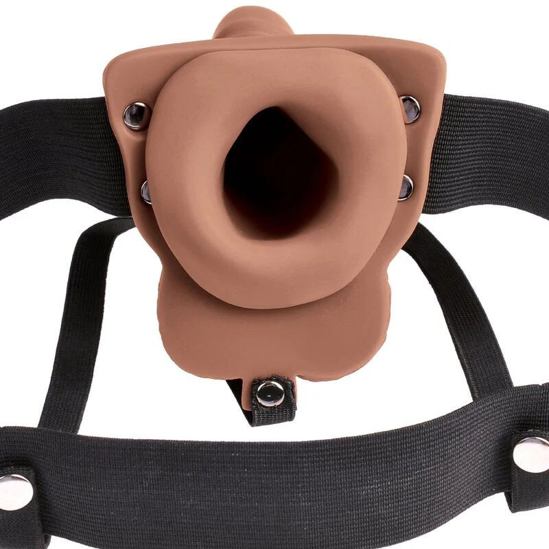 FETISH FANTASY SERIES - ARNÊS AJUSTVEL PÊNIS REALISTA COM TESTÍCULOS RECARREGVEIS E VIBRADOR 15 CM - Image 4