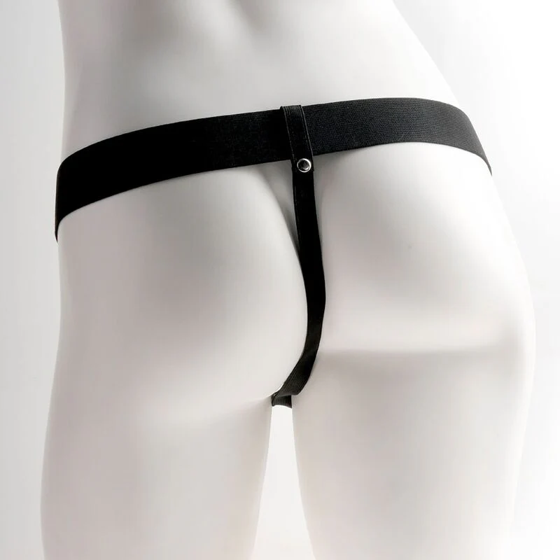 FETISH FANTASY SERIES - ARNÊS AJUSTVEL PÊNIS REALISTA COM TESTÍCULOS RECARREGVEIS E VIBRADOR 15 CM - Image 5