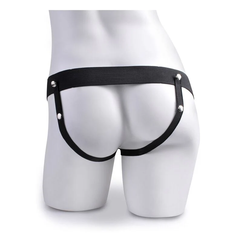 FETISH FANTASY SERIES - ARNÊS AJUSTVEL PÉNIS REALÍSTICO COM BOLAS SQUIRTING 19 CM - Image 4