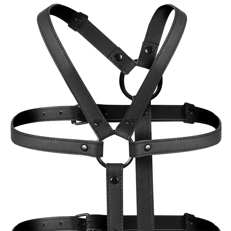 FETISH SUBMISSIVE BONDAGE - ARNÊS AJUSTÁVEL TORSO E BRAÇOS - Image 4