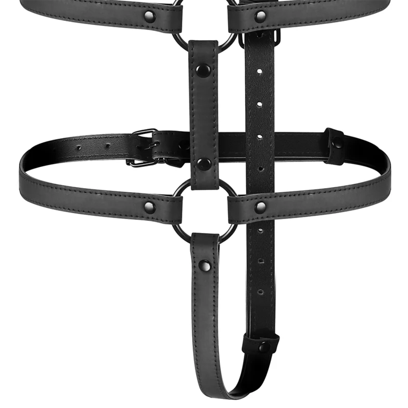 FETISH SUBMISSIVE BONDAGE - ARNÊS AJUSTÁVEL TORSO E BRAÇOS - Image 5