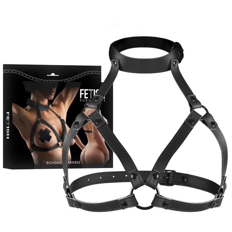 FETISH SUBMISSIVE BONDAGE - ARNÊS DE PEITO AJUSTÁVEL - Image 2