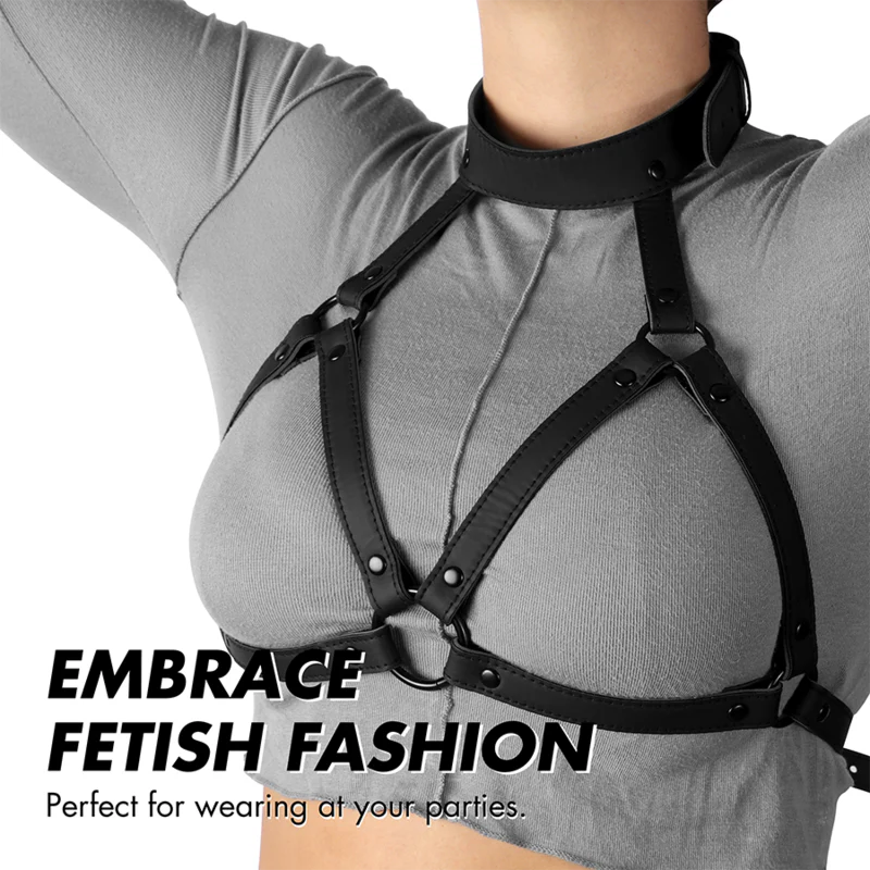FETISH SUBMISSIVE BONDAGE - ARNÊS DE PEITO AJUSTÁVEL - Image 6