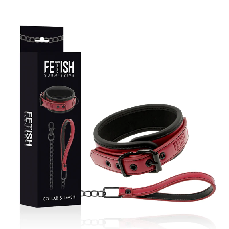 FETISH SUBMISSIVE DARK ROOM - COLAR DE CORRENTE COM FORRO DE NEOPRENE - Image 2