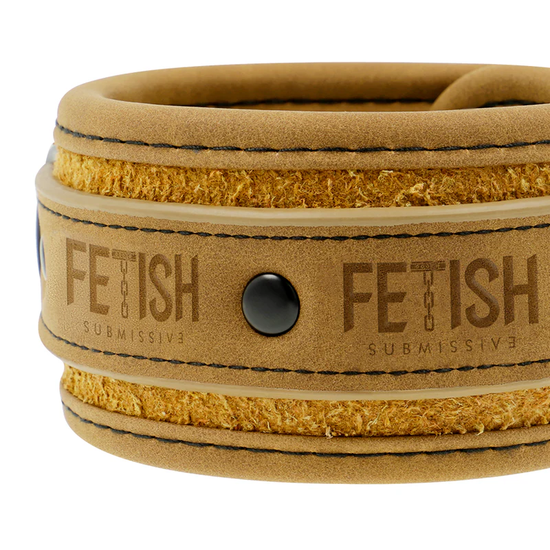 FETISH SUBMISSIVE ORIGEN - PUNHOS DE TORNOZELO DE COURO VEGANO COM FORRO DE NEOPRENE - Image 3