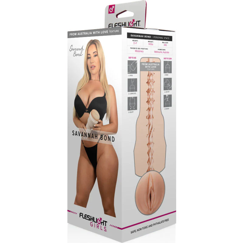 FLESHLIGHT GIRLS - SAVANNAH BOND VAGINA - Image 6