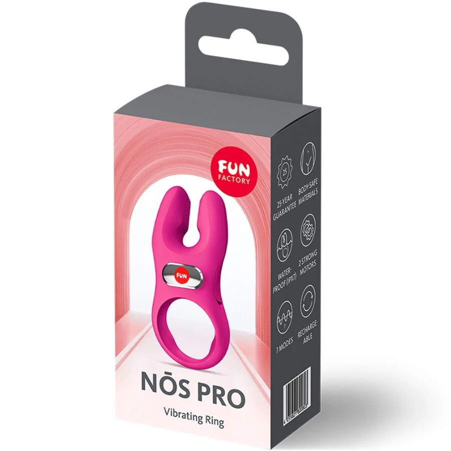 FUN FACTORY - ANEL PENIANO VIBRATÓRIO NOS PRO MAGENTA - Image 7