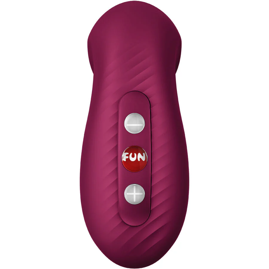 FUN FACTORY - VIBRADOR DESIRE AIR PULSE VERMELHO VINHO - Image 3