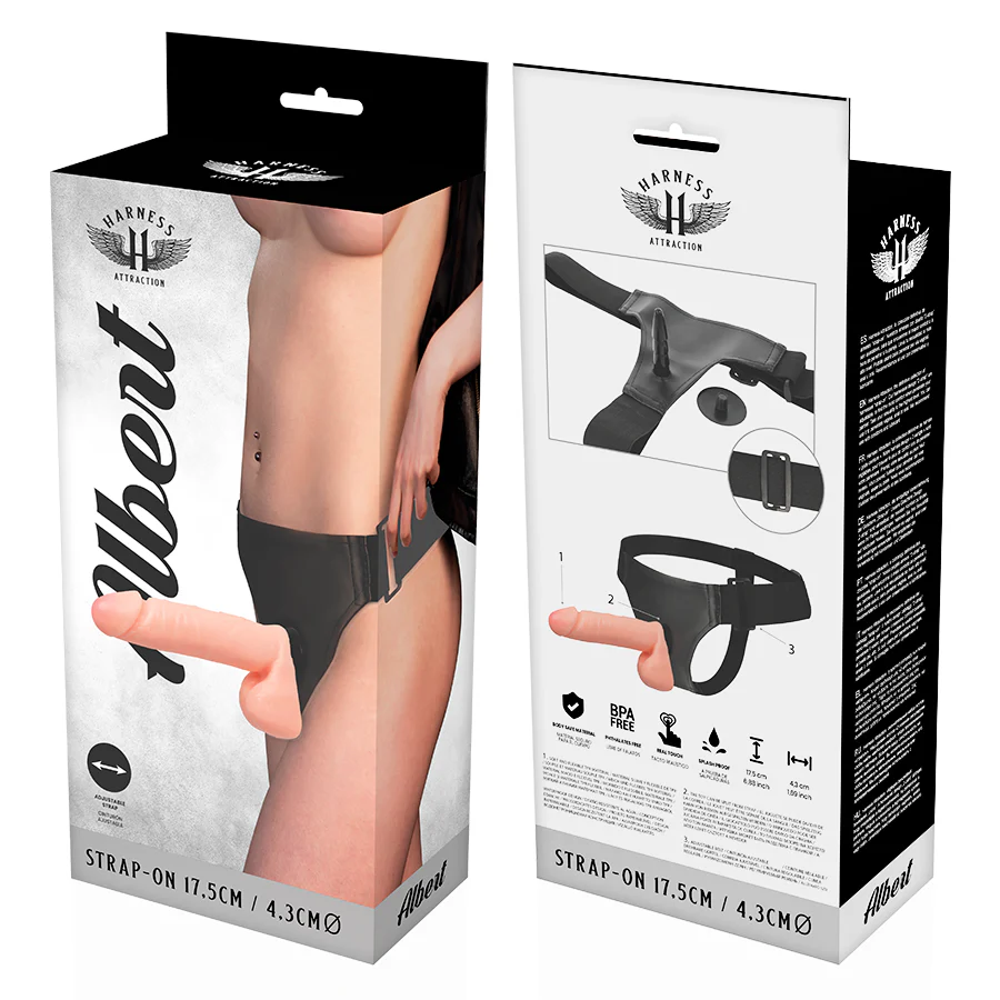 HARNESS ATTRACTION - ARNÊS ATRAO RNES ALBERT REALISTIC 17.5 CM -O- 4.3 CM - Image 7