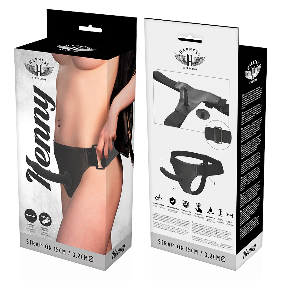 HARNESS ATTRACTION - RNES SILICONE KENNY 15 CM -O- 3.2 CM - Image 7
