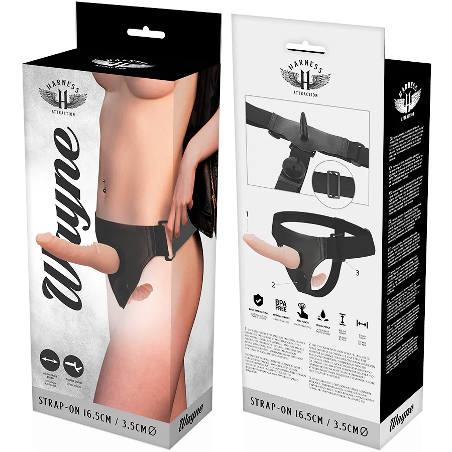 HARNESS ATTRACTION - WAYNE DUPLA PENETRACI N 16.5 CM -O- 3.5 CM - Image 6