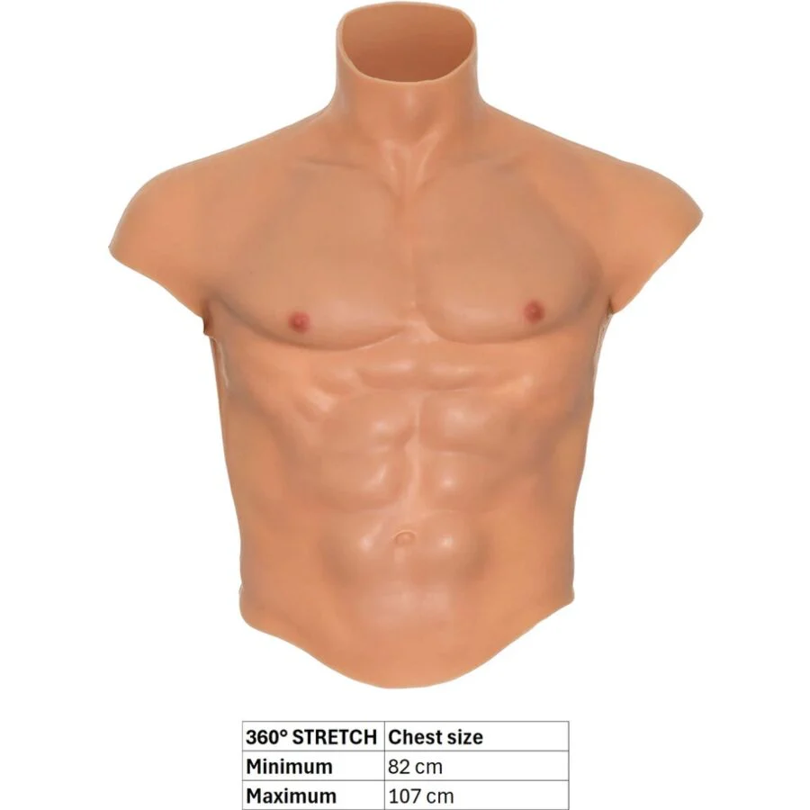 HIDDEN DESIRE - ALTER EGO SILICONE MASCULINO TRONCO CAMISA COM CARNE ABS - Image 5