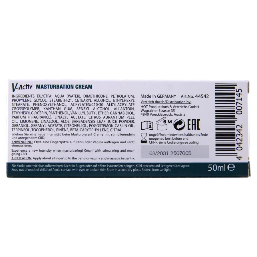 HOT - CREME PARA MASTURBAÇÃO COM CBD - UNISSEX 100ML - Image 5