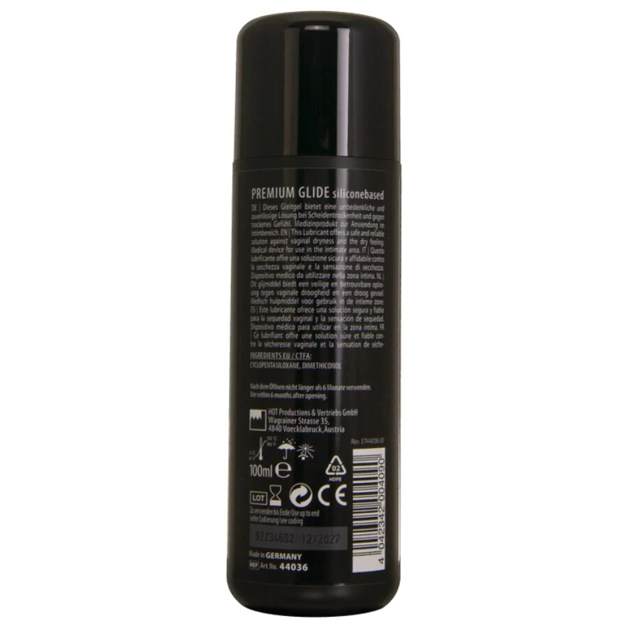 HOT - LUBRIFICANTE PREMIUM SILICONE GLIDE À BASE DE SILICONE 100 ML - Image 3