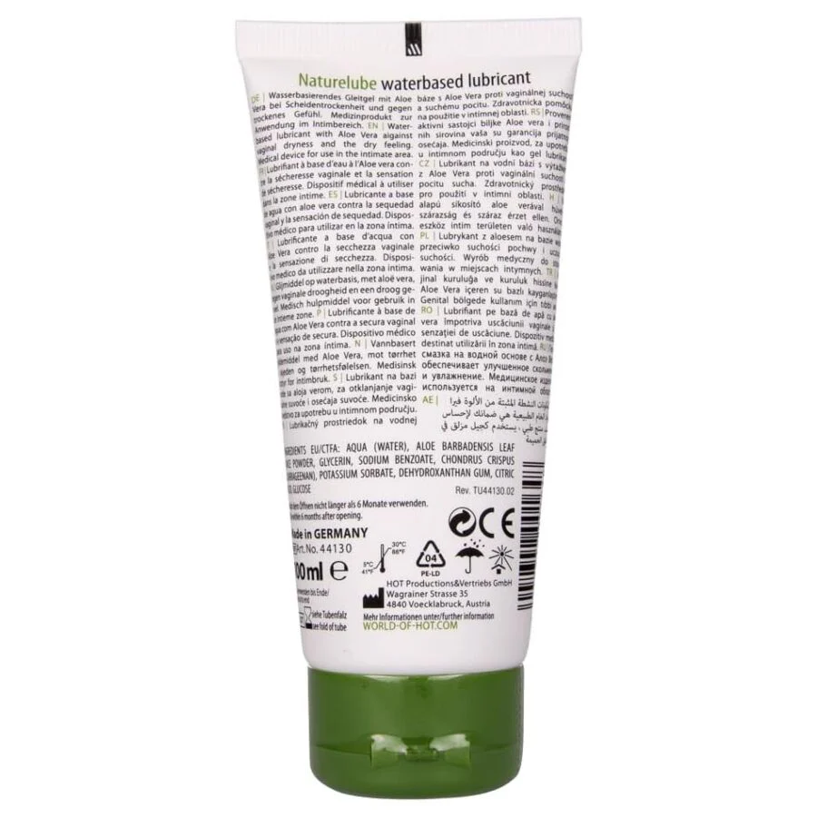 HOT - NATURE LUBE À BASE DE ÁGUA COM ALOE VERA 100 ML - Image 2