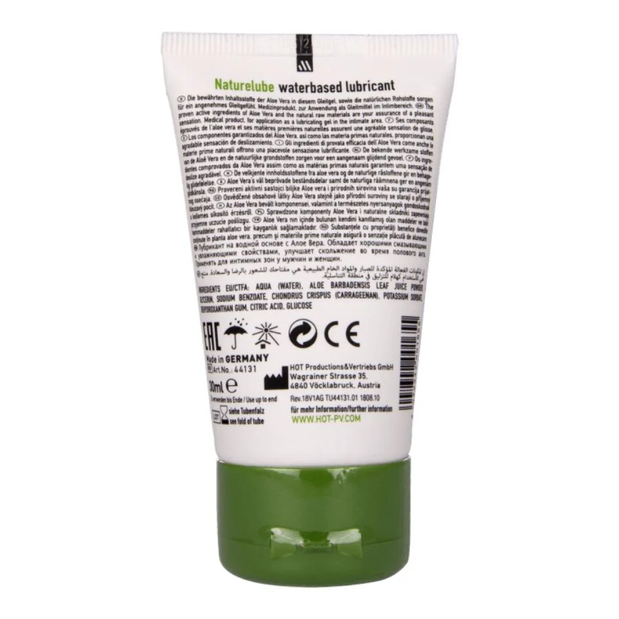 HOT - NATURE LUBE À BASE DE ÁGUA COM ALOE VERA 30 ML - Image 2