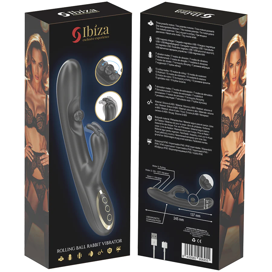 IBIZA - PODEROSO VIBRADOR RABBIT COM PÉROLA ROLANTE MASSAGEADORA - Image 6