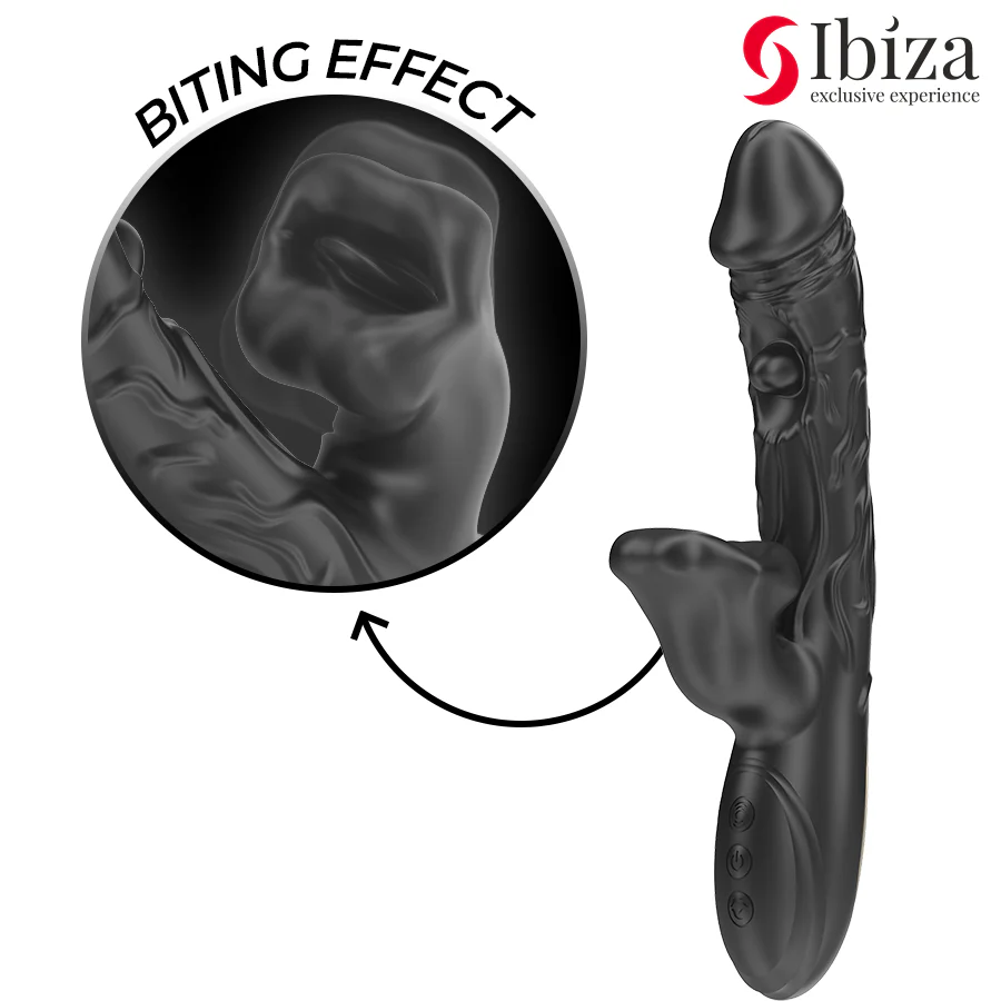IBIZA - VIBRADOR E ESTIMULADOR DE CLITÓRIS COM EFEITO DE MORDIDA E ROTAÇÃO - Image 2