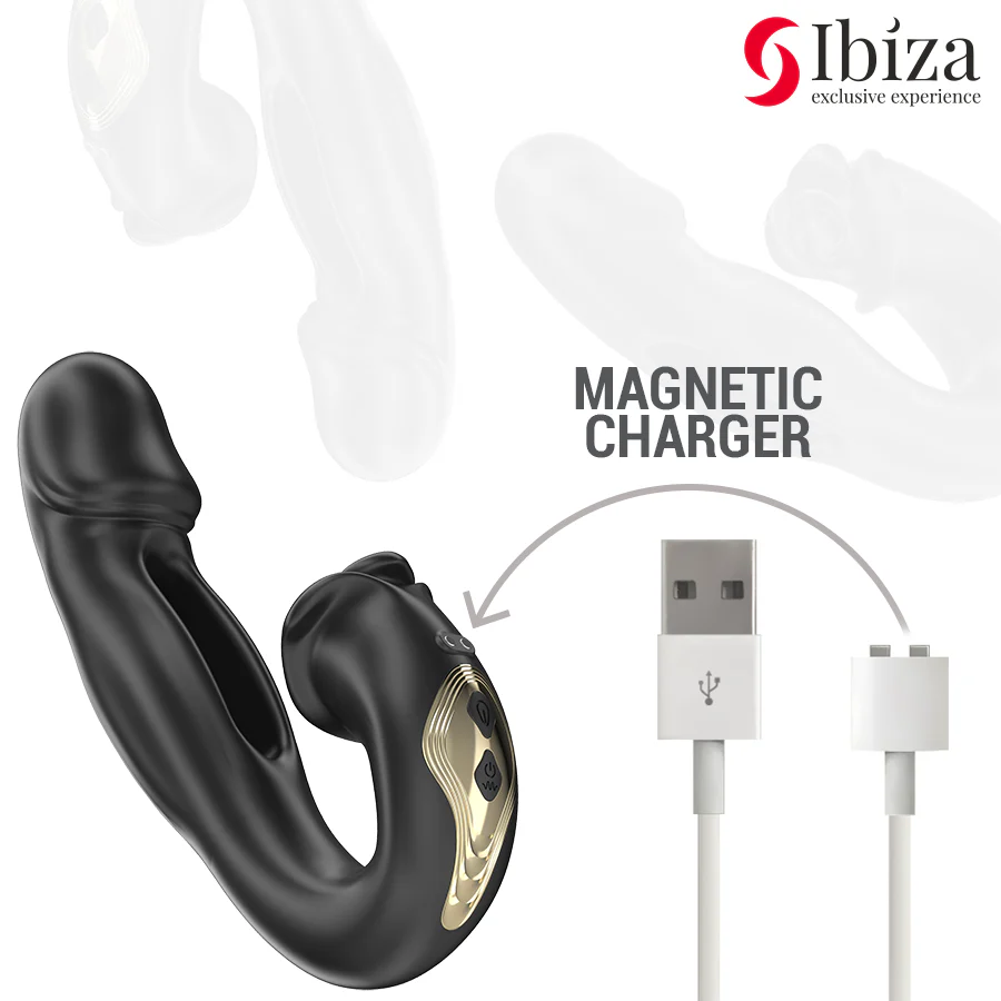 IBIZA - VIBRADOR ROSA COM EFEITO DE FLICKING E ESTIMULADOR DE CLITÓRIS - Image 5