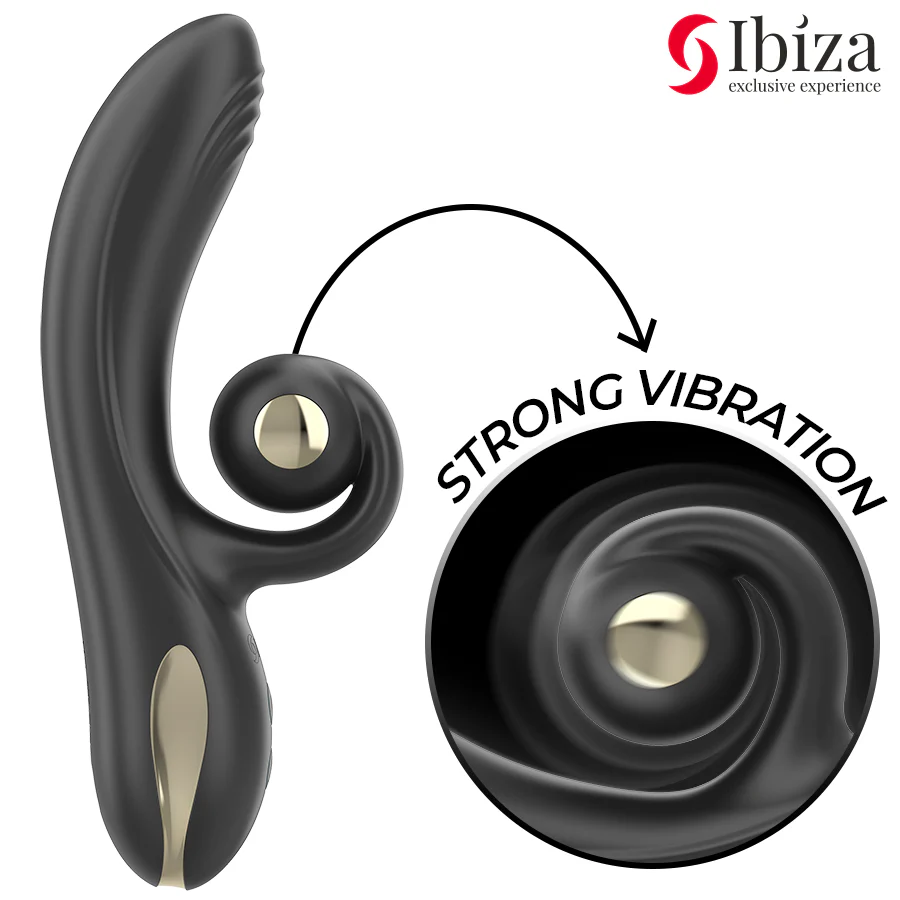 IBIZA - VIBRADOR TWISTER COM ESTIMULADOR DE CURVA E VIBRO-ROTAÇÃO - Image 2