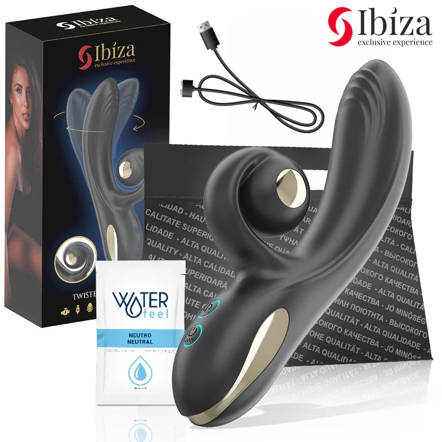 IBIZA - VIBRADOR TWISTER COM ESTIMULADOR DE CURVA E VIBRO-ROTAÇÃO - Image 3