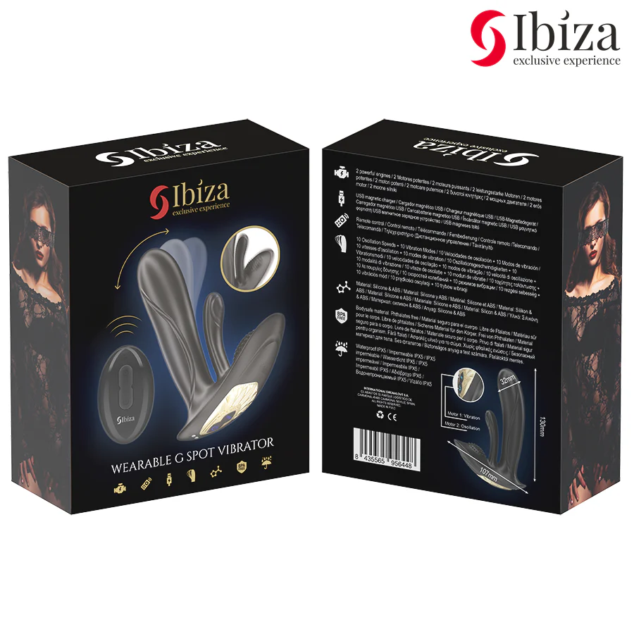IBIZA - VIBRADOR VESTÍVEL COM ESTIMULAÇÃO DO PONTO G E CLITÓRIS COM CONTROLE REMOTO - Image 5